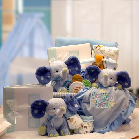 A Baby Is Heaven Sent  Gift Basket
