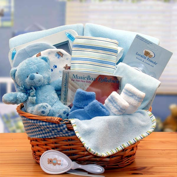 Simply The Baby Basics New Baby Gift Basket