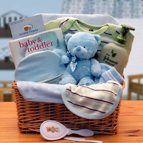 Organic New Baby Basics Gift Baskets