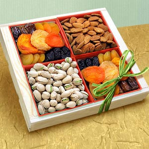 Sweet Harvest Fruit & Nut Tray