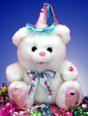 The Happy Birthday Singing Birthday Bear